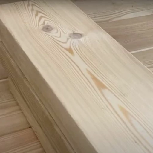 Доска террасная лиственница гладкая 28*190*6000, сорт АВ (1,14м2)